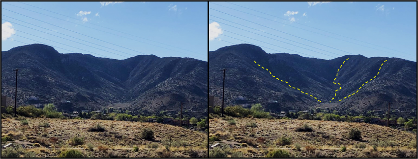 watershed; drainage; Sandia mountains